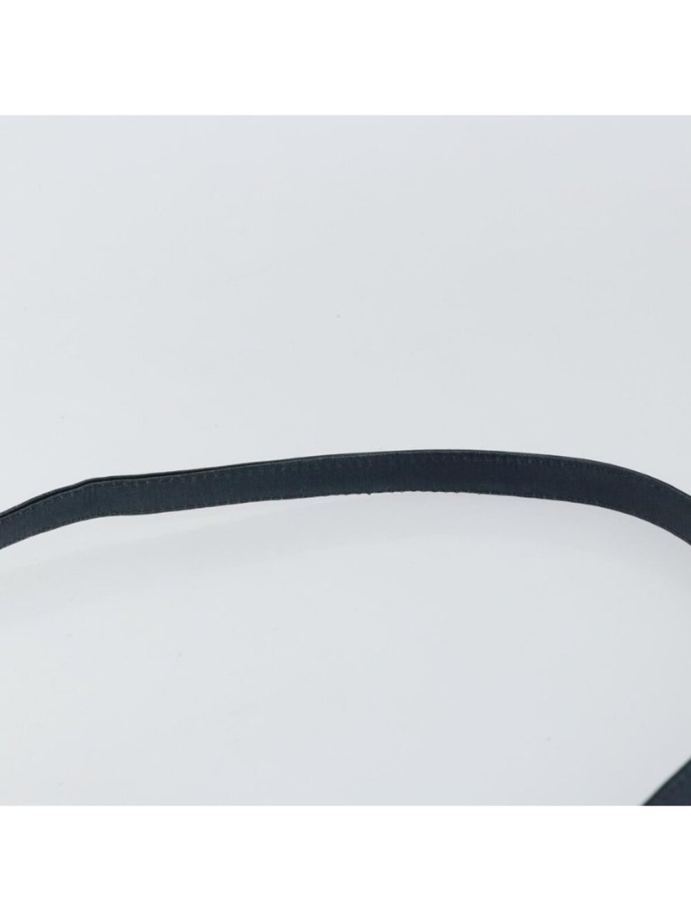 Authentic Christian Dior Trotter Canvas Shoulder Bag Navy Gold - Picture 15 of 16